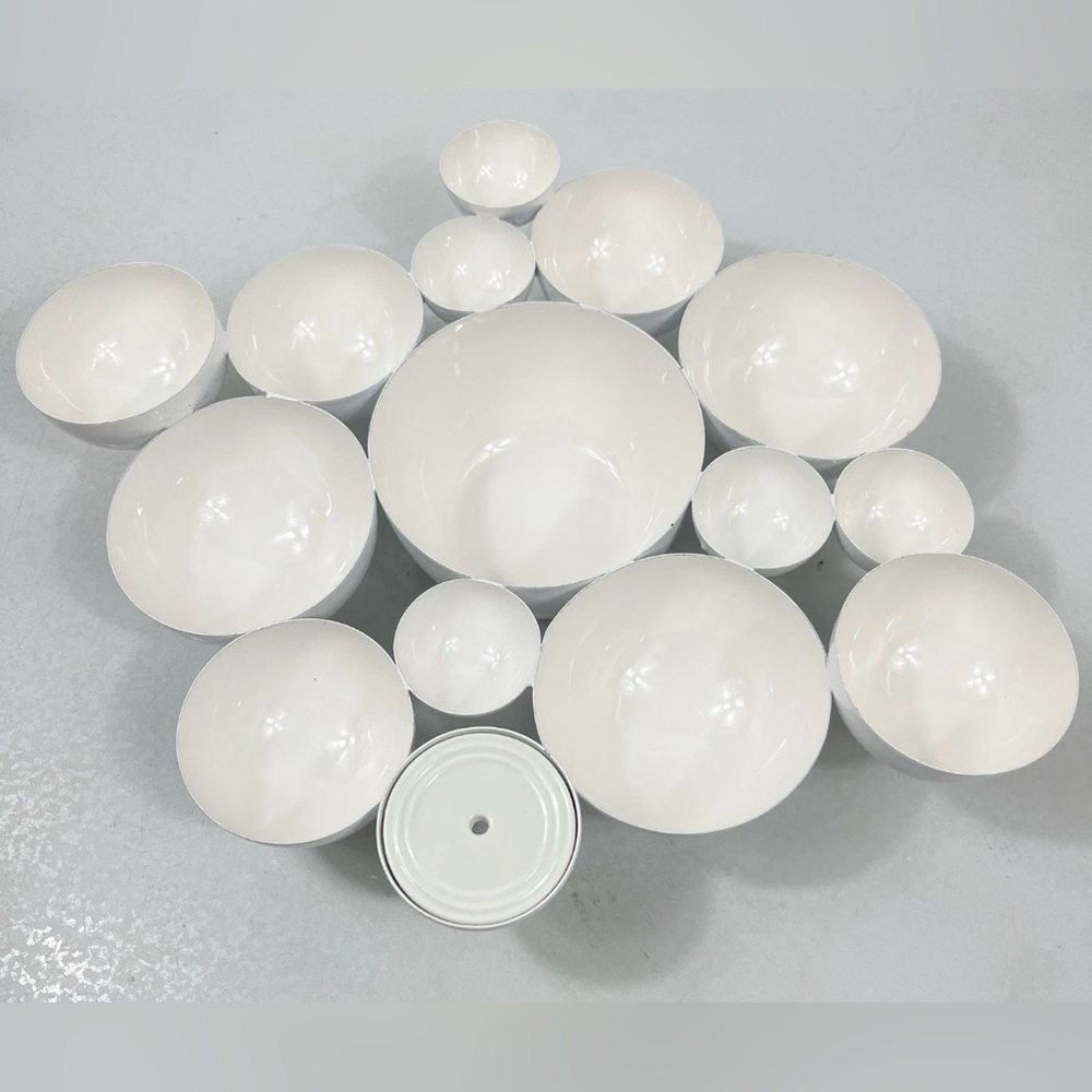 RARE! Nora Fleming Bubble bowls Serving Condiment/dip Platter DISCONTINUED
